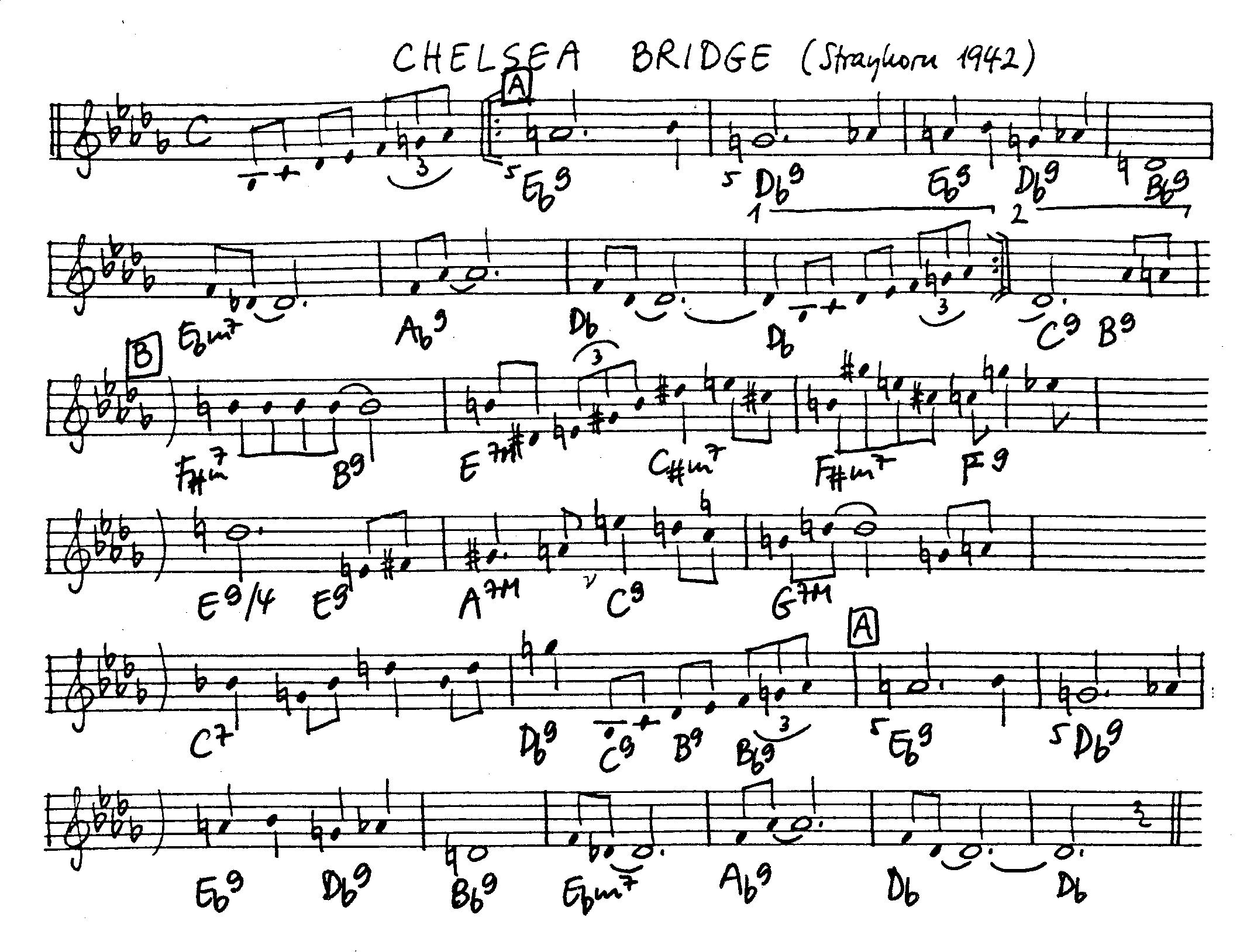 chelsea bridge leadsheet – book us for your next 20s or gatsby event